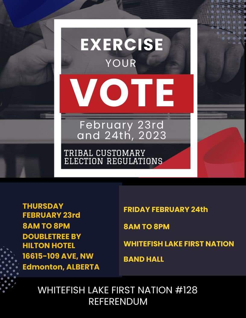 Exercise your vote Feb 23rd and 24